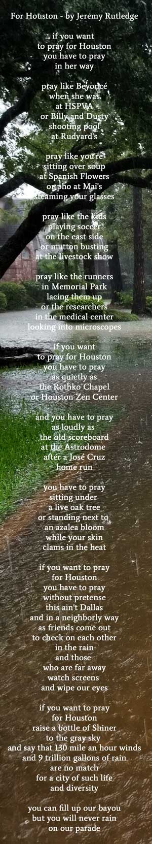 if you want to pray for Houston
