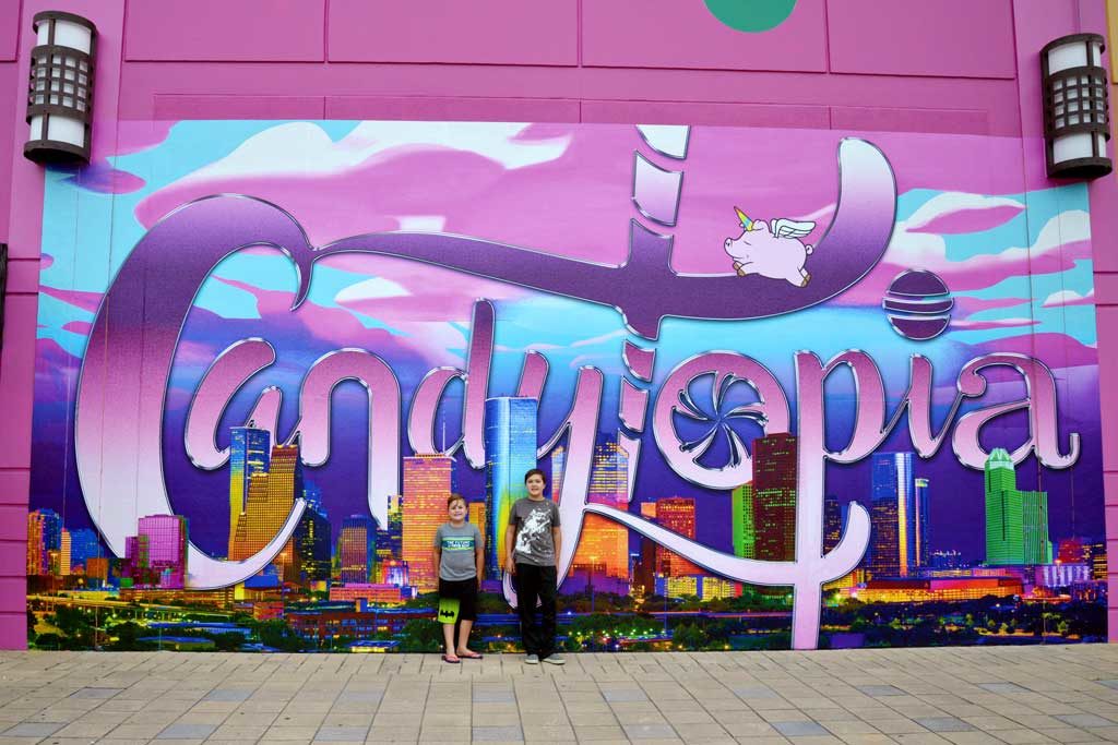 Candytopia Painted wall
