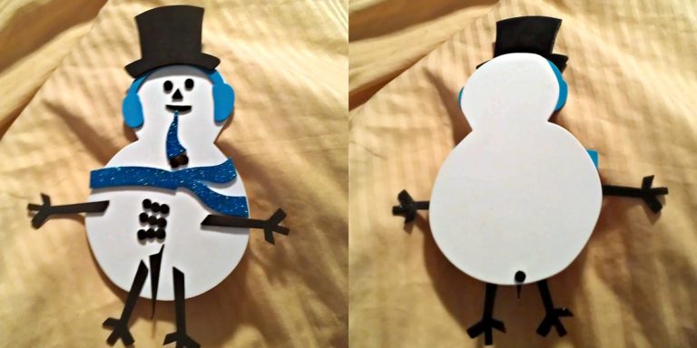 Craft Day and the story of the Very Vulgar Snowman
