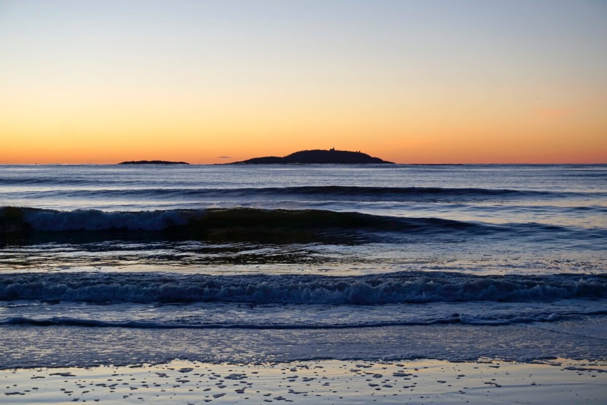 sea dawn landscape sunset