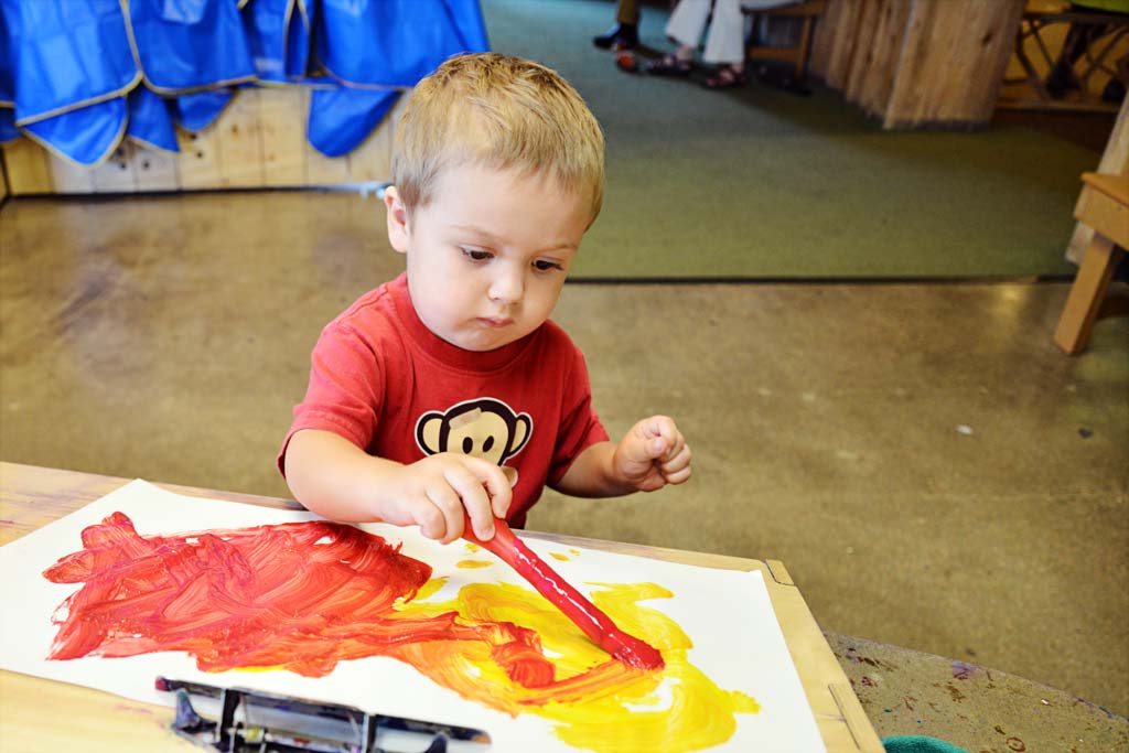 Preschoolers Toddler Painting