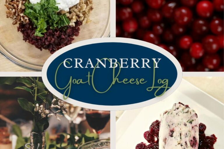Cranberry Goat Cheese Log is the Easy Holiday Appetizer You Need