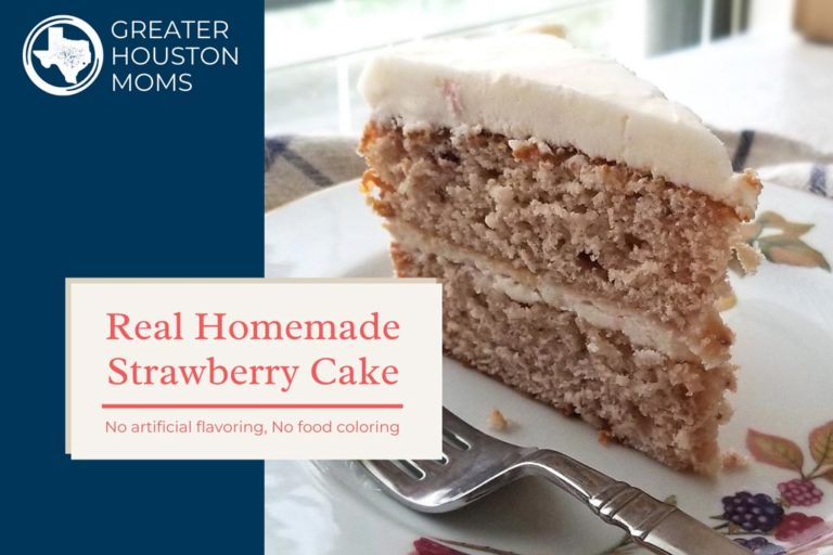 Homemade Real Strawberry Cake (No Flavorings! No Food Coloring!)