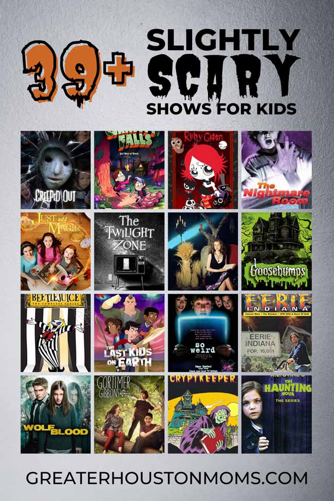 39+ Slightly Scary Shows for Kids - Perfect for the in between ages, 7-12 year olds.