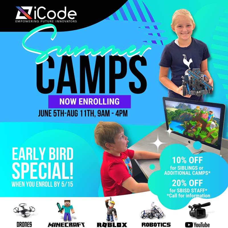 iCode STEM & Coding Houston Summer Camps