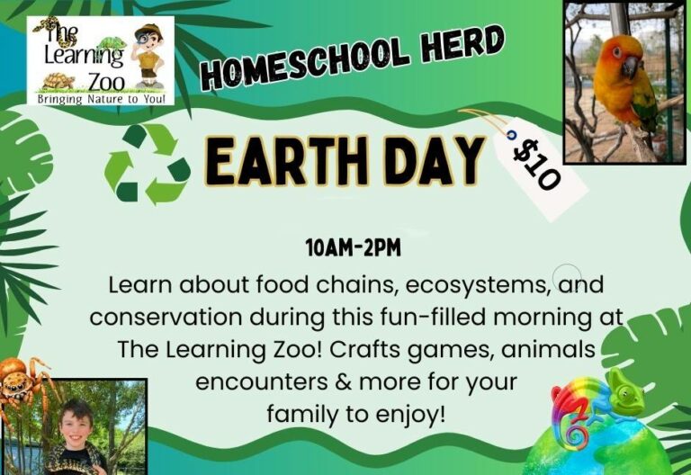 12 | Earth Day – Homeschool Day (Conroe)