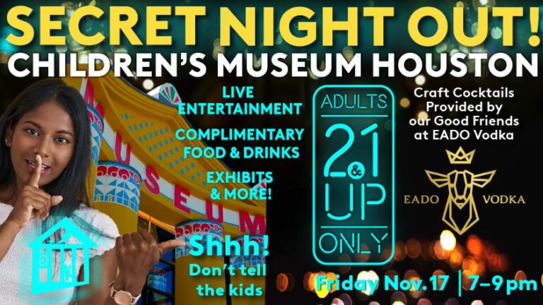 17 | Secret Night Out! Children’s Museum Houston