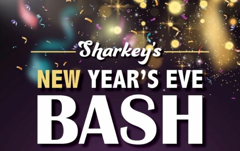 31 | Sharkey’s New Year’s Eve Bash (Downtown)