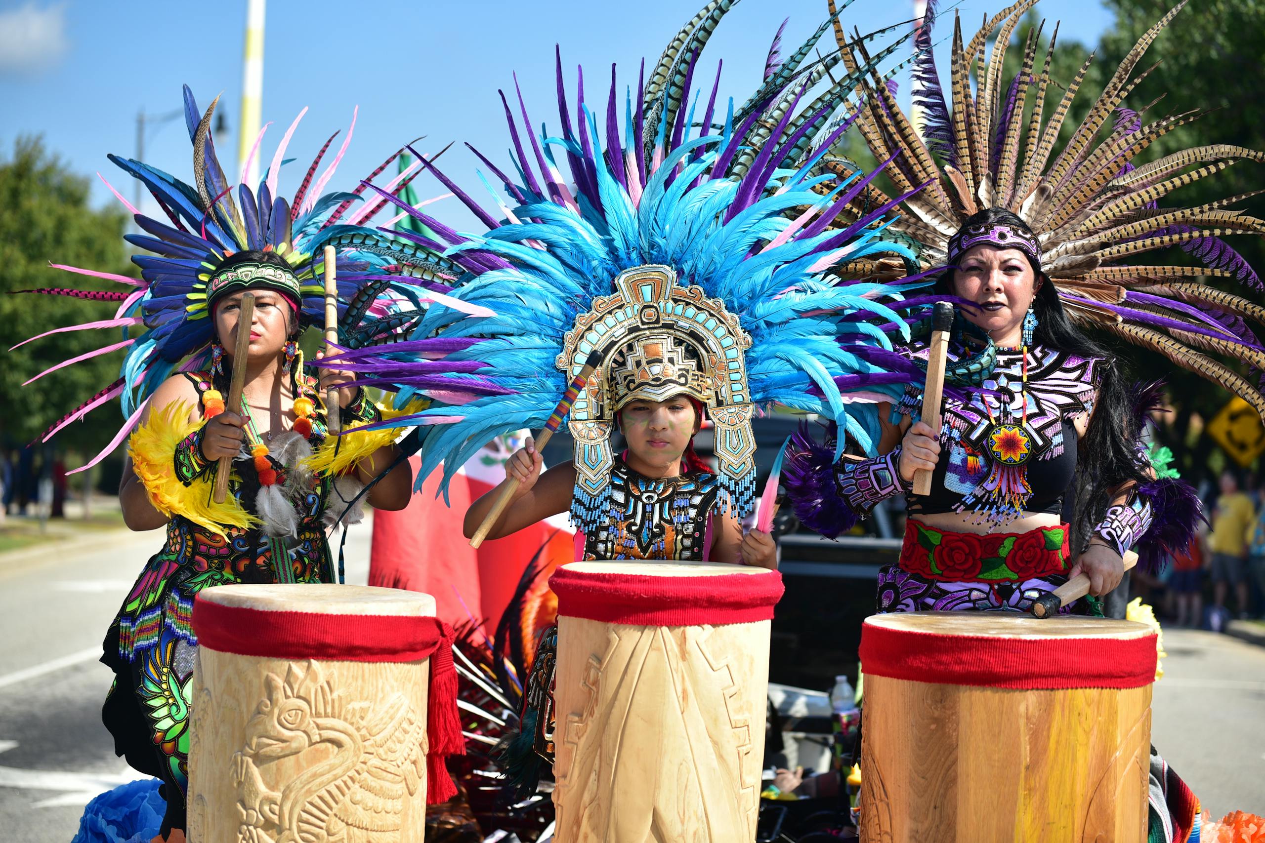 People Wearing White and Black Traditional Dress